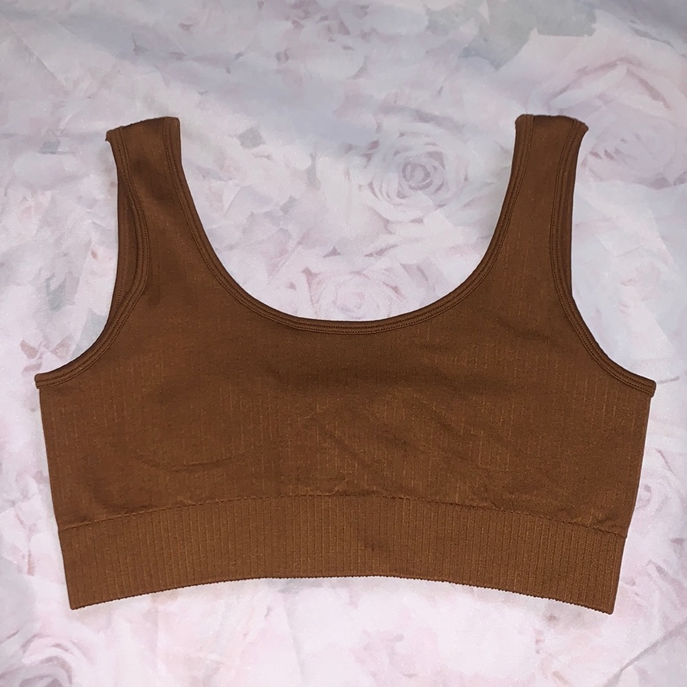 Women’s Chocolate Brown Sports Bra